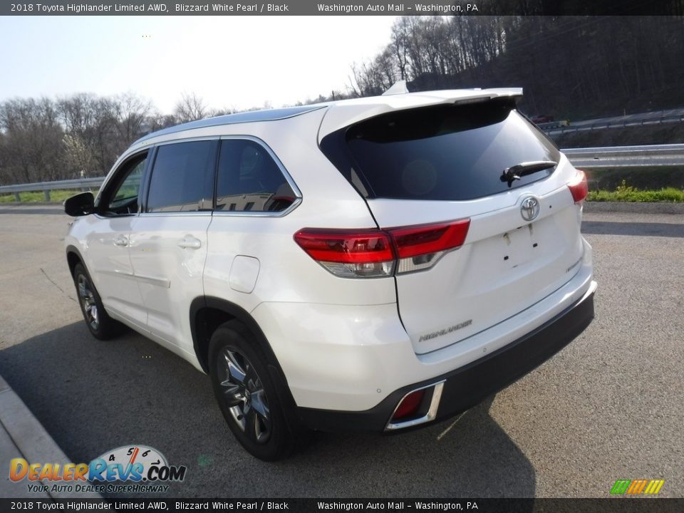 2018 Toyota Highlander Limited AWD Blizzard White Pearl / Black Photo #12