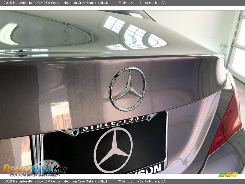2018 Mercedes-Benz CLA 250 Coupe Mountain Grey Metallic / Black Photo #7