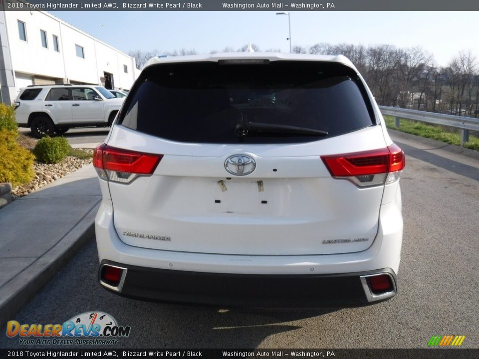 2018 Toyota Highlander Limited AWD Blizzard White Pearl / Black Photo #13