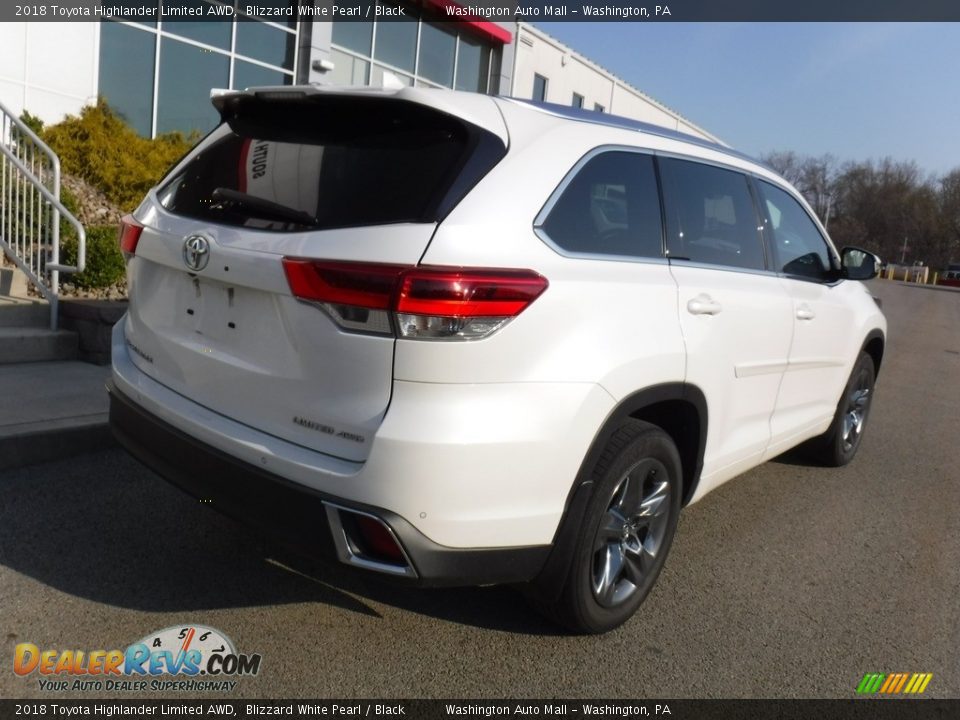 2018 Toyota Highlander Limited AWD Blizzard White Pearl / Black Photo #14