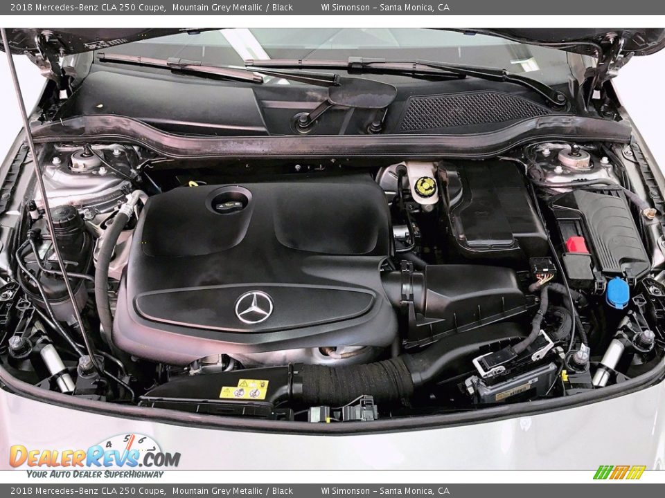 2018 Mercedes-Benz CLA 250 Coupe Mountain Grey Metallic / Black Photo #9