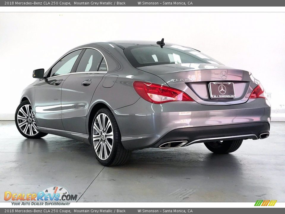 2018 Mercedes-Benz CLA 250 Coupe Mountain Grey Metallic / Black Photo #10