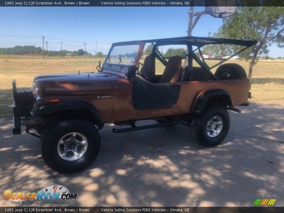 1983 Jeep CJ CJ8 Scrambler 4x4 Brown / Brown Photo #1