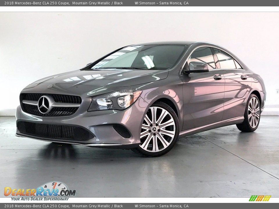 2018 Mercedes-Benz CLA 250 Coupe Mountain Grey Metallic / Black Photo #12