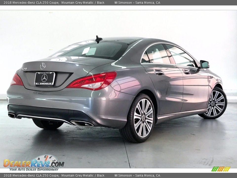 2018 Mercedes-Benz CLA 250 Coupe Mountain Grey Metallic / Black Photo #13