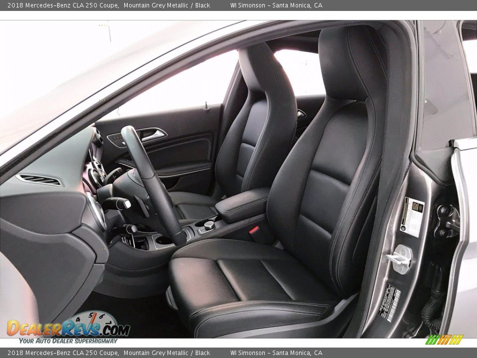 2018 Mercedes-Benz CLA 250 Coupe Mountain Grey Metallic / Black Photo #18