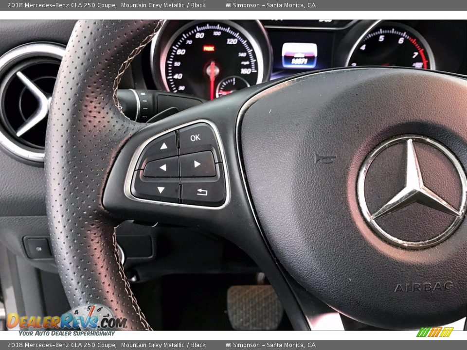 2018 Mercedes-Benz CLA 250 Coupe Mountain Grey Metallic / Black Photo #21