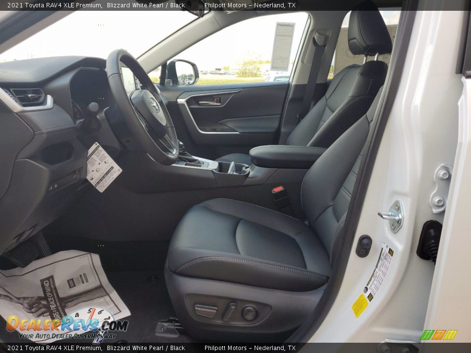2021 Toyota RAV4 XLE Premium Blizzard White Pearl / Black Photo #4