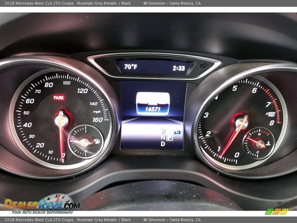 2018 Mercedes-Benz CLA 250 Coupe Mountain Grey Metallic / Black Photo #23