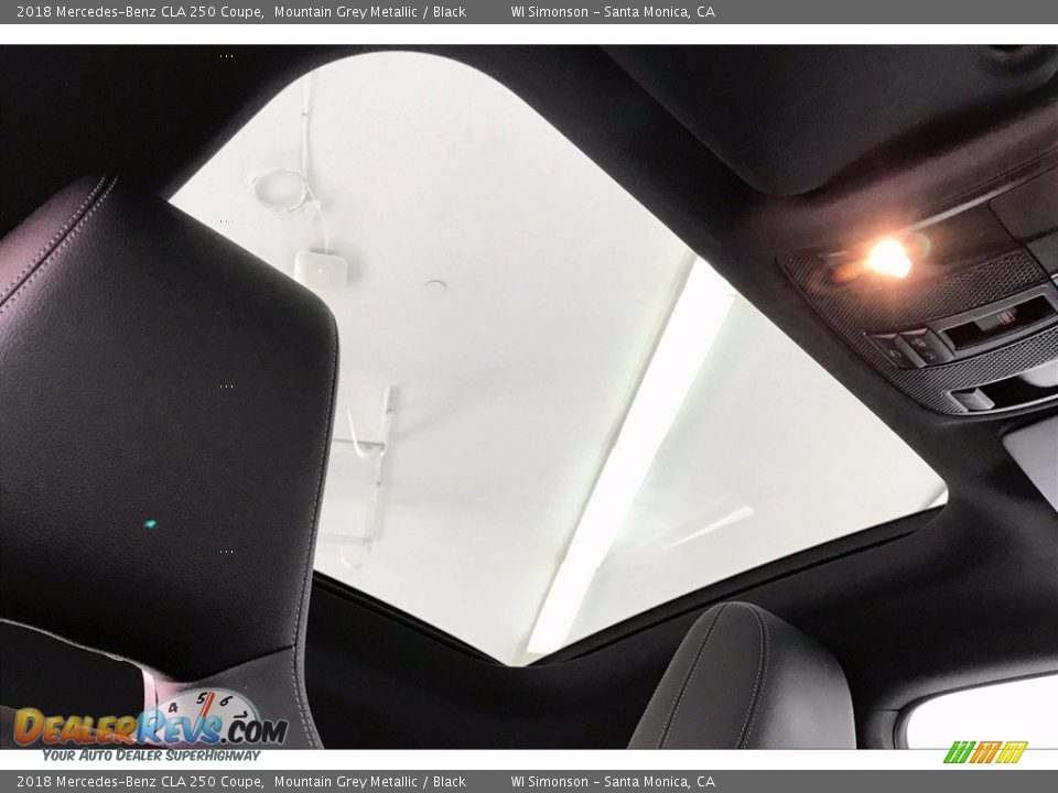 2018 Mercedes-Benz CLA 250 Coupe Mountain Grey Metallic / Black Photo #25