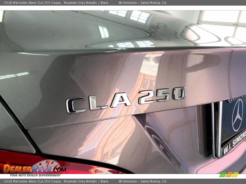 2018 Mercedes-Benz CLA 250 Coupe Mountain Grey Metallic / Black Photo #31