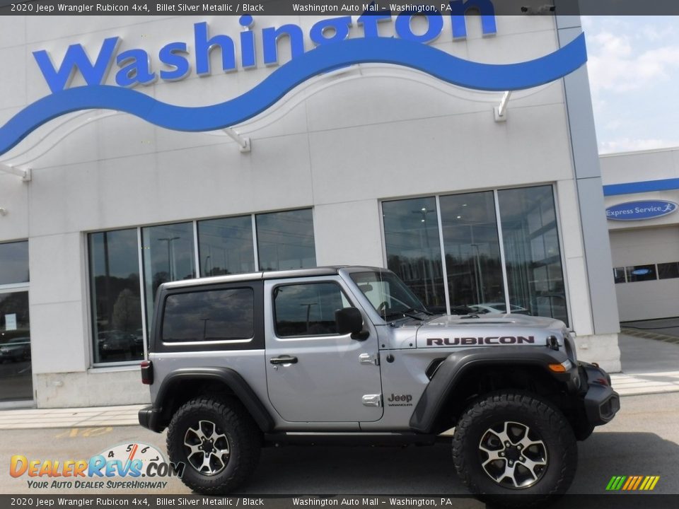 2020 Jeep Wrangler Rubicon 4x4 Billet Silver Metallic / Black Photo #2