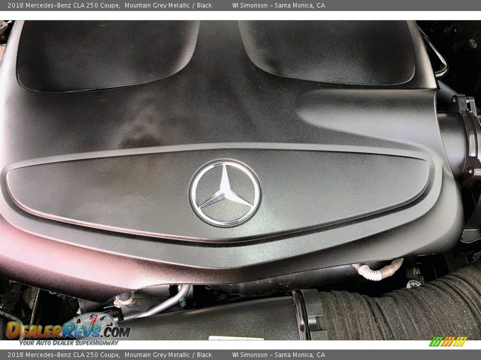 2018 Mercedes-Benz CLA 250 Coupe Mountain Grey Metallic / Black Photo #32