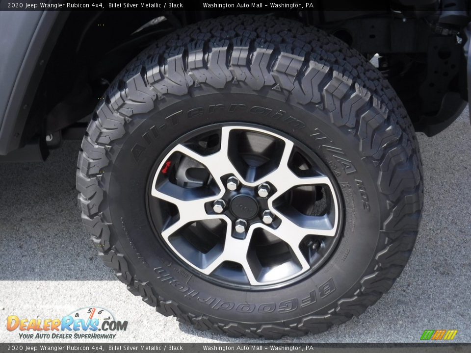 2020 Jeep Wrangler Rubicon 4x4 Billet Silver Metallic / Black Photo #3