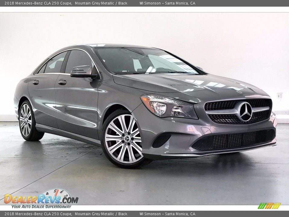 2018 Mercedes-Benz CLA 250 Coupe Mountain Grey Metallic / Black Photo #34