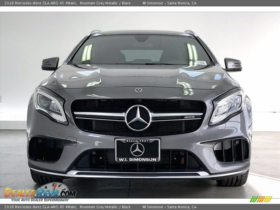 2018 Mercedes-Benz GLA AMG 45 4Matic Mountain Grey Metallic / Black Photo #2