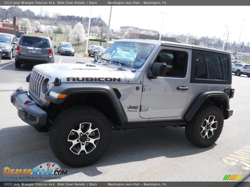 2020 Jeep Wrangler Rubicon 4x4 Billet Silver Metallic / Black Photo #8