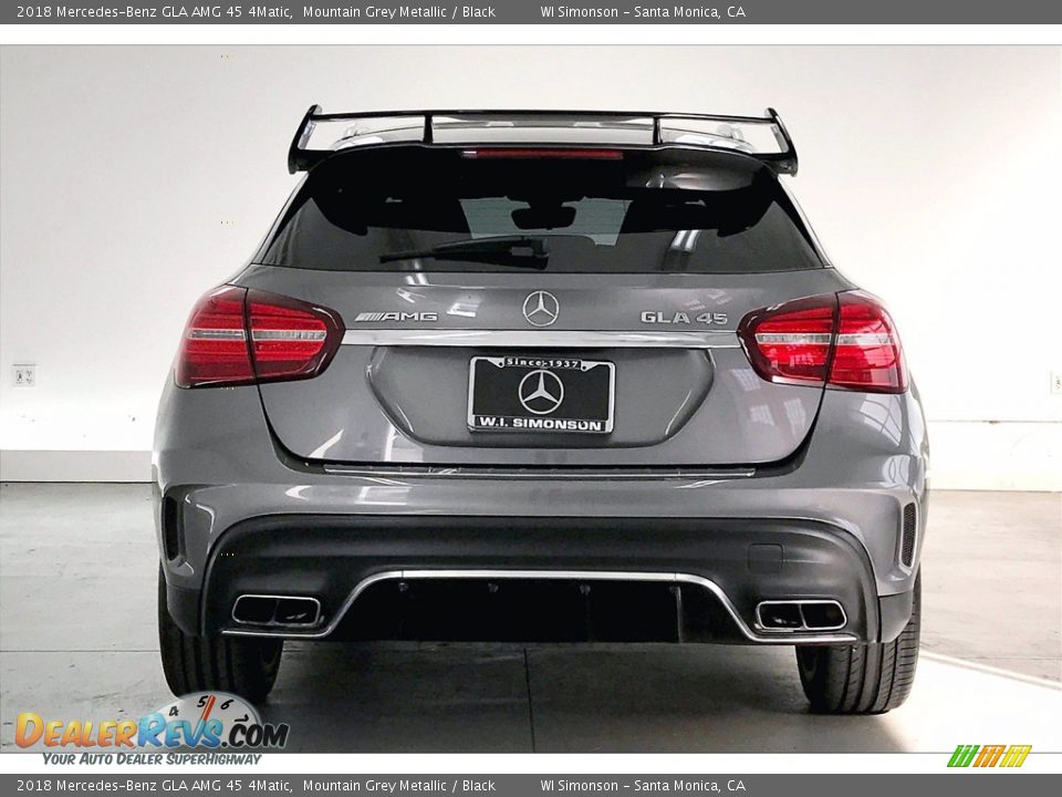 2018 Mercedes-Benz GLA AMG 45 4Matic Mountain Grey Metallic / Black Photo #3