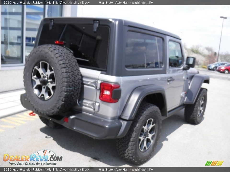 2020 Jeep Wrangler Rubicon 4x4 Billet Silver Metallic / Black Photo #11