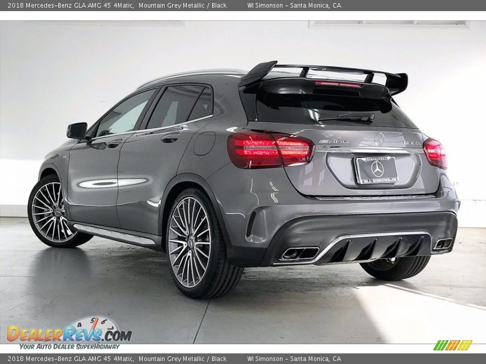 2018 Mercedes-Benz GLA AMG 45 4Matic Mountain Grey Metallic / Black Photo #10