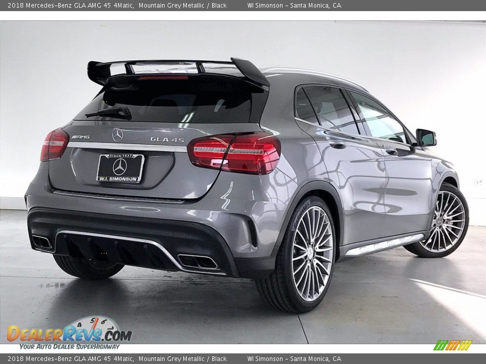 2018 Mercedes-Benz GLA AMG 45 4Matic Mountain Grey Metallic / Black Photo #13