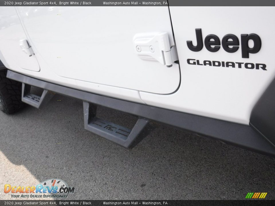 2020 Jeep Gladiator Sport 4x4 Bright White / Black Photo #4