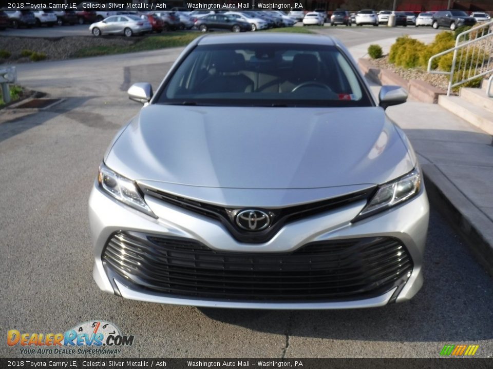 2018 Toyota Camry LE Celestial Silver Metallic / Ash Photo #9