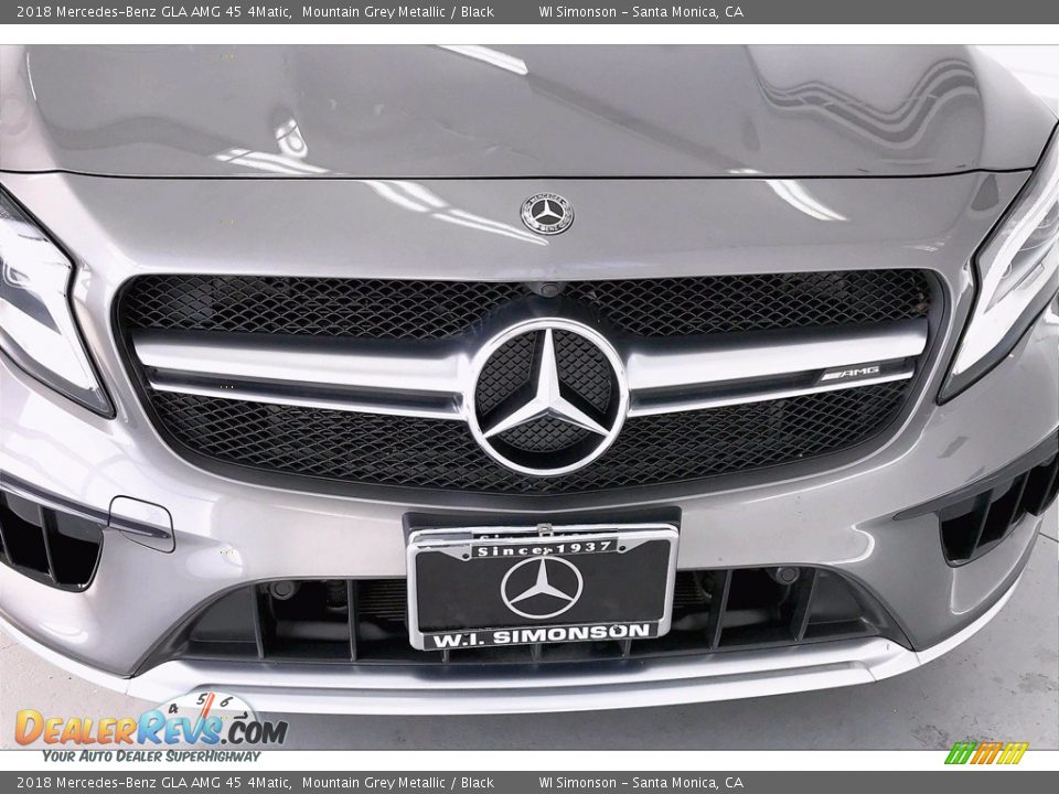 2018 Mercedes-Benz GLA AMG 45 4Matic Mountain Grey Metallic / Black Photo #30