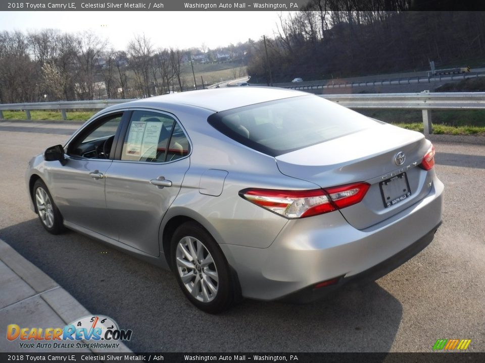 2018 Toyota Camry LE Celestial Silver Metallic / Ash Photo #12