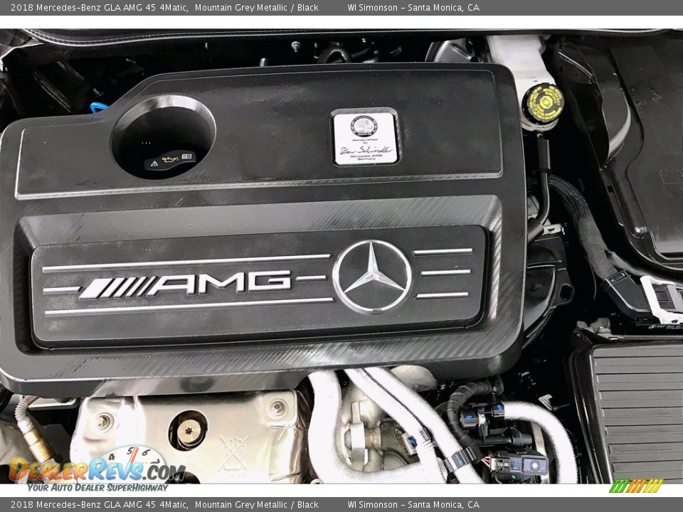 2018 Mercedes-Benz GLA AMG 45 4Matic Mountain Grey Metallic / Black Photo #32