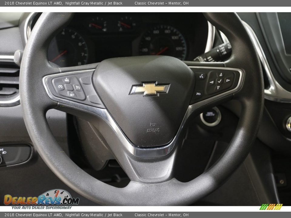 2018 Chevrolet Equinox LT AWD Nightfall Gray Metallic / Jet Black Photo #7
