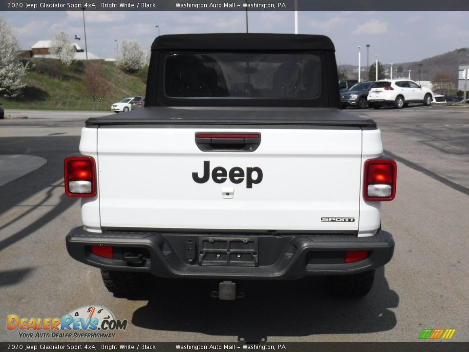 2020 Jeep Gladiator Sport 4x4 Bright White / Black Photo #9