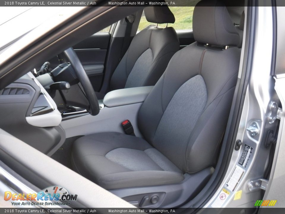 2018 Toyota Camry LE Celestial Silver Metallic / Ash Photo #19