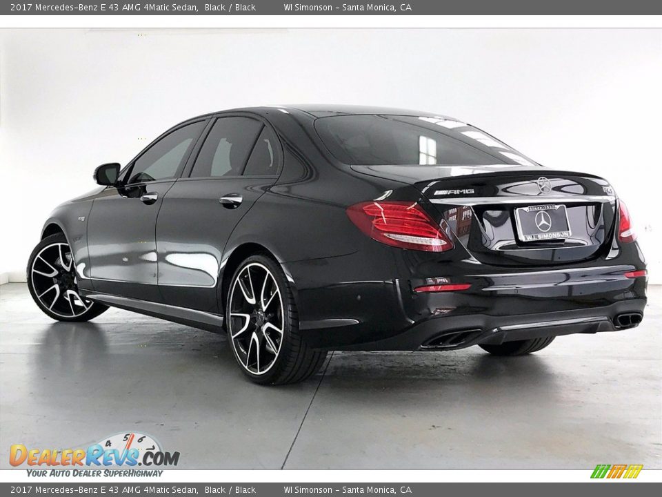 2017 Mercedes-Benz E 43 AMG 4Matic Sedan Black / Black Photo #10