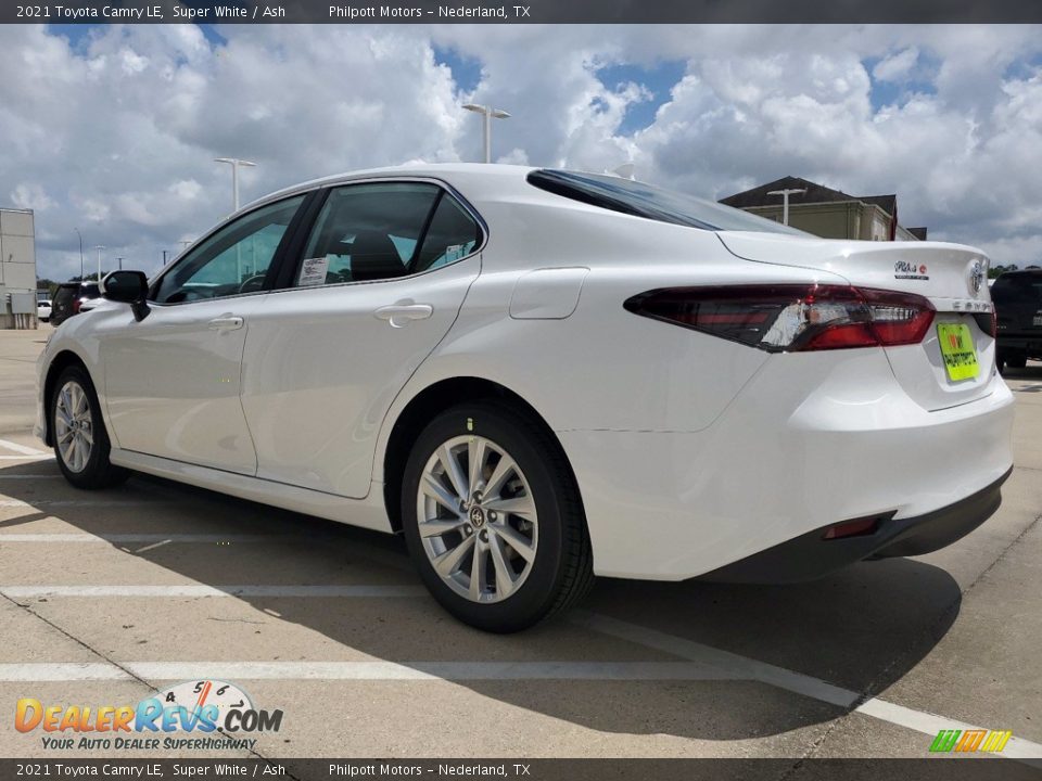 2021 Toyota Camry LE Super White / Ash Photo #11