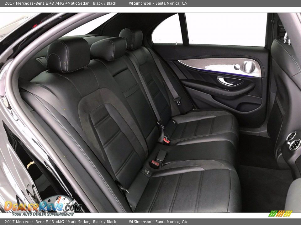 Rear Seat of 2017 Mercedes-Benz E 43 AMG 4Matic Sedan Photo #19