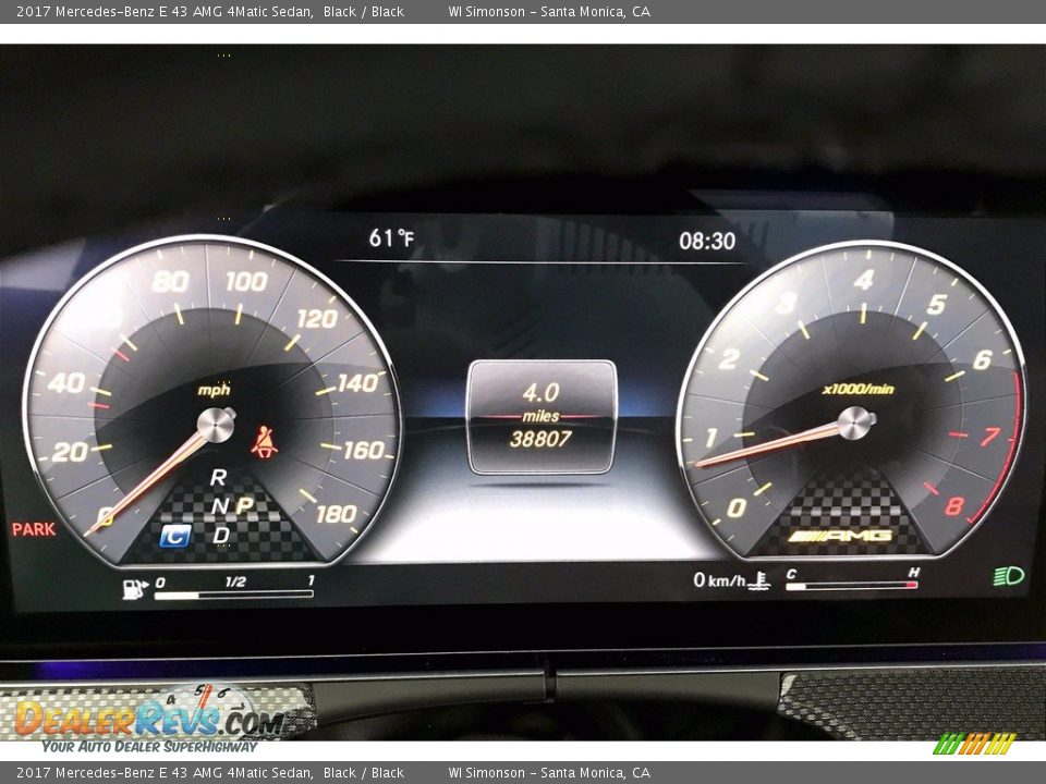 2017 Mercedes-Benz E 43 AMG 4Matic Sedan Gauges Photo #23