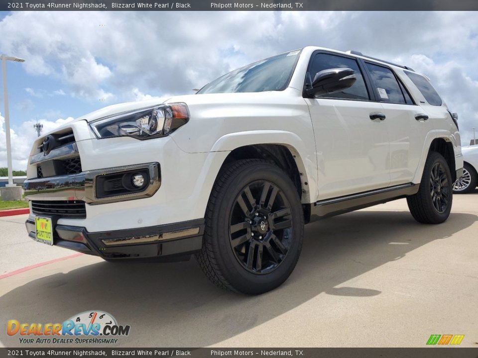 2021 Toyota 4Runner Nightshade Blizzard White Pearl / Black Photo #2