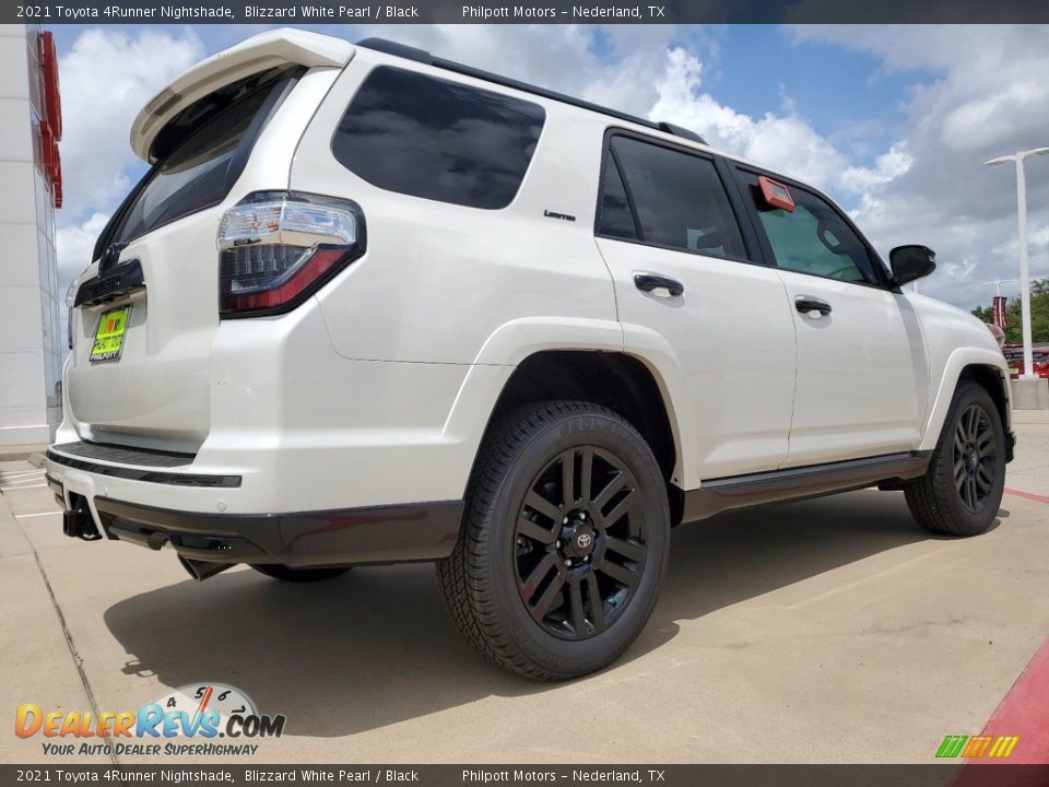 2021 Toyota 4Runner Nightshade Blizzard White Pearl / Black Photo #3