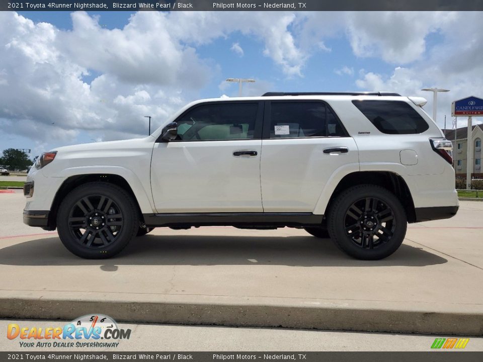 2021 Toyota 4Runner Nightshade Blizzard White Pearl / Black Photo #7