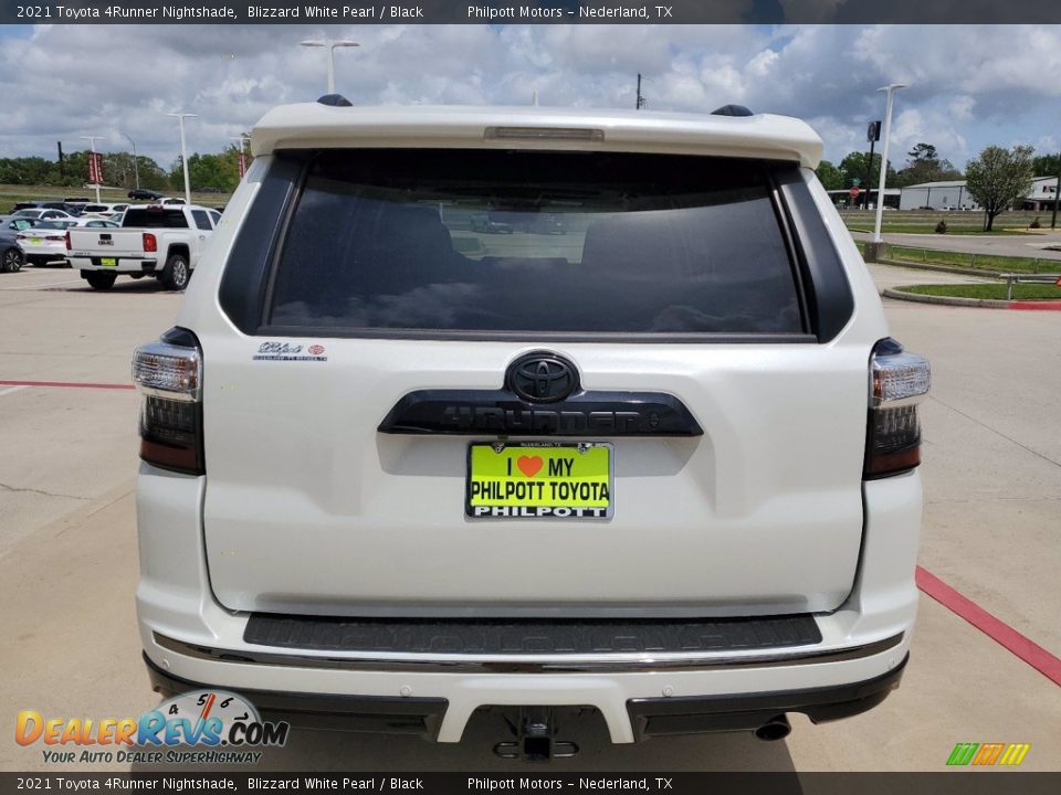 2021 Toyota 4Runner Nightshade Blizzard White Pearl / Black Photo #8