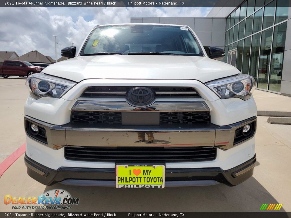 2021 Toyota 4Runner Nightshade Blizzard White Pearl / Black Photo #9