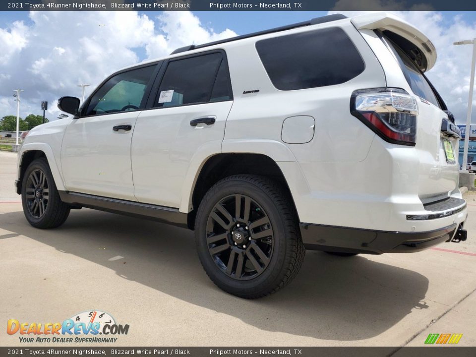 2021 Toyota 4Runner Nightshade Blizzard White Pearl / Black Photo #11