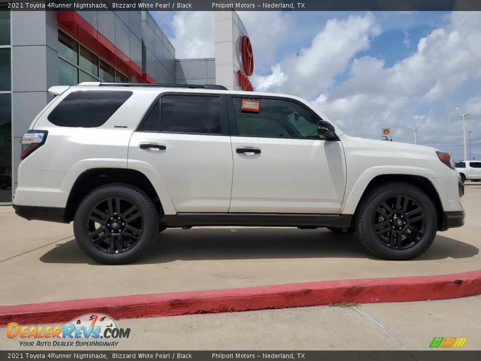 2021 Toyota 4Runner Nightshade Blizzard White Pearl / Black Photo #12