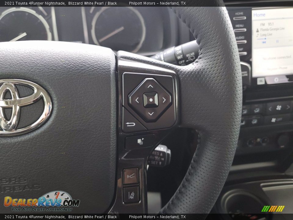 2021 Toyota 4Runner Nightshade Blizzard White Pearl / Black Photo #17