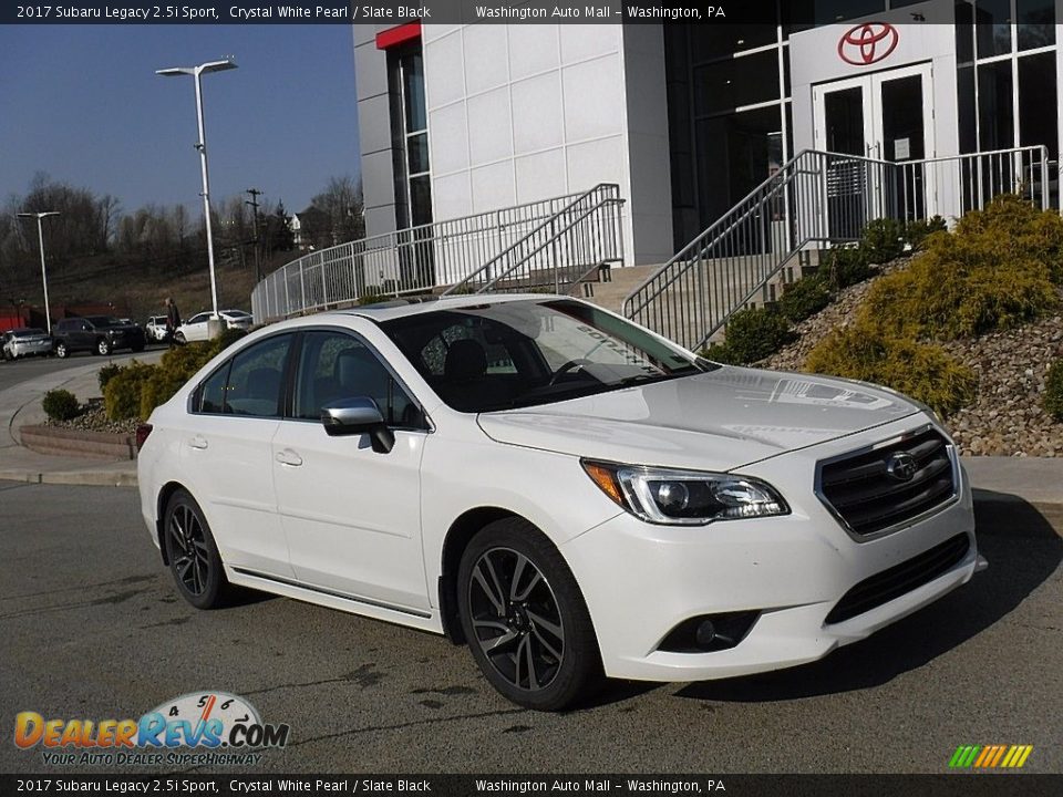 2017 Subaru Legacy 2.5i Sport Crystal White Pearl / Slate Black Photo #1