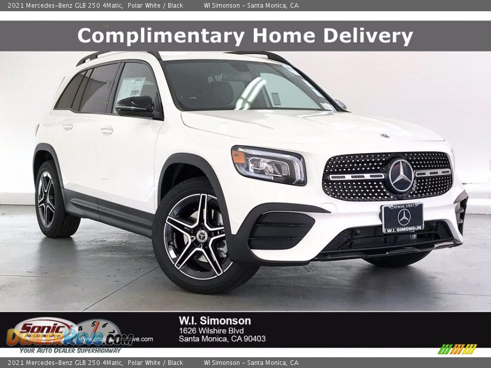 2021 Mercedes-Benz GLB 250 4Matic Polar White / Black Photo #1