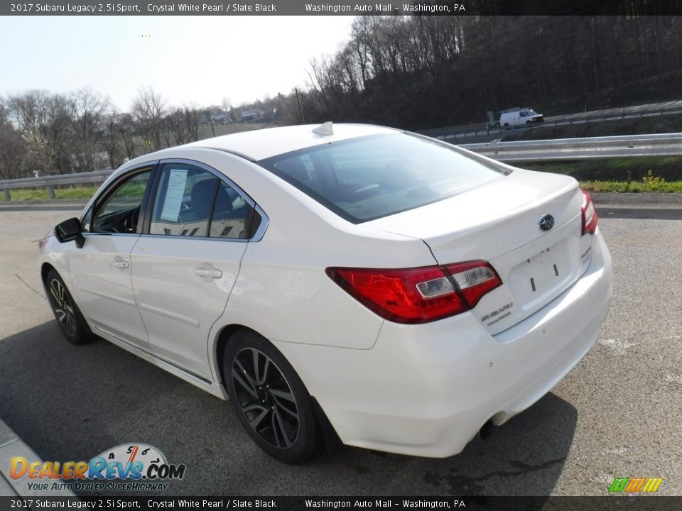 2017 Subaru Legacy 2.5i Sport Crystal White Pearl / Slate Black Photo #14