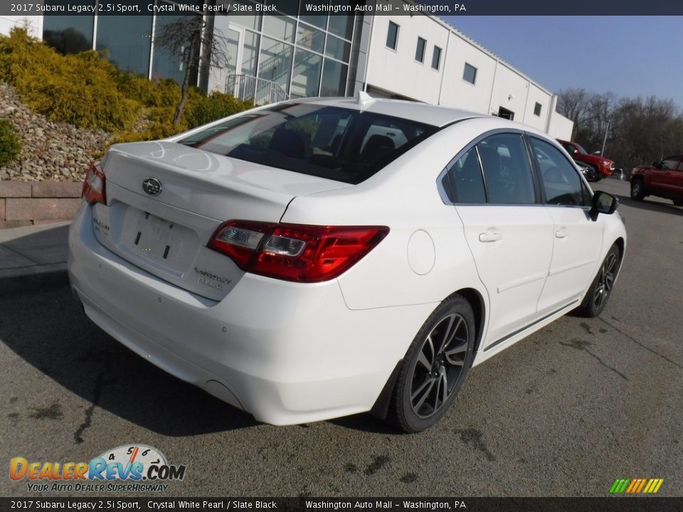 2017 Subaru Legacy 2.5i Sport Crystal White Pearl / Slate Black Photo #16