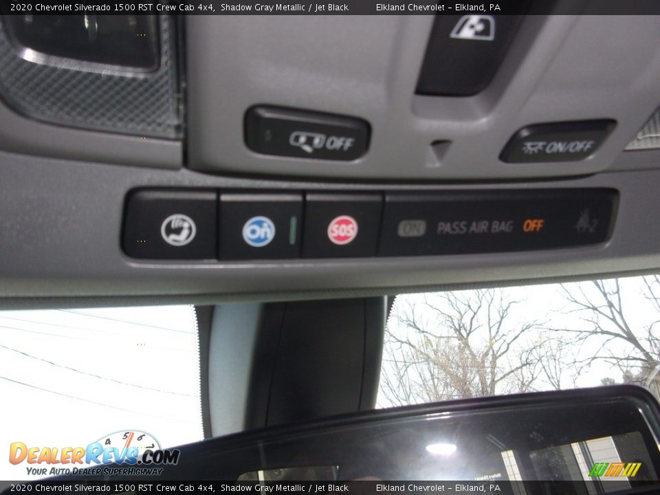 2020 Chevrolet Silverado 1500 RST Crew Cab 4x4 Shadow Gray Metallic / Jet Black Photo #34